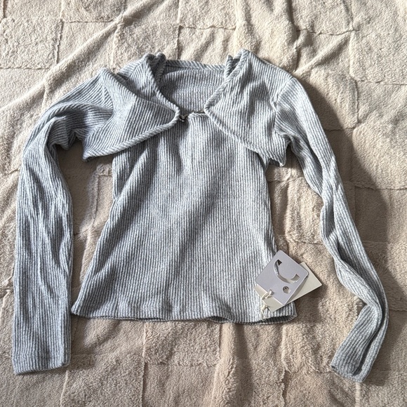 Commense Mauve Shrug Knit Two-Piece Matching Set (Top) - Picture 2 of 8